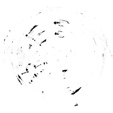 Beyaz arka planda siyah daire şeklinde. vektör illüstrasyonu 