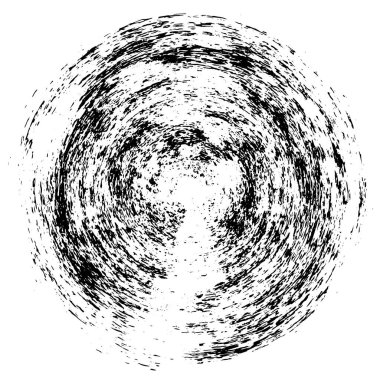 Beyaz arka planda siyah daire şeklinde. vektör illüstrasyonu 