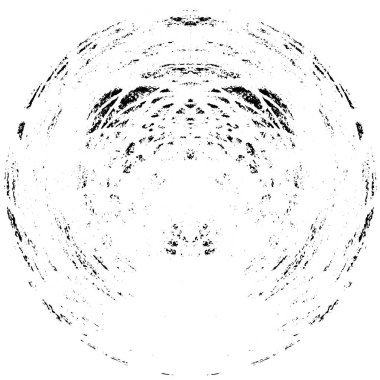 Beyaz arka planda siyah daire şeklinde. vektör illüstrasyonu 