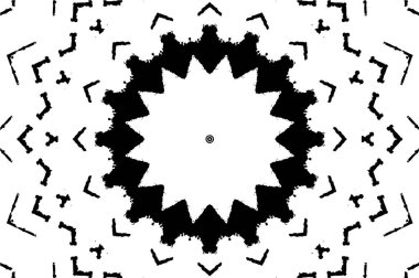 Soyut yaratıcı siyah beyaz desen, vektör çizimi. güzel süs arkaplanı