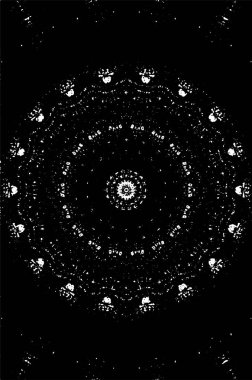 Siyah beyaz monokrom eski grunge vintage eskimiş arka plan soyut antika desenli retro model.  