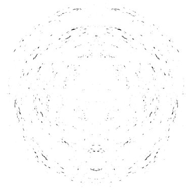 Beyaz arka planda siyah daire şeklinde. vektör illüstrasyonu 