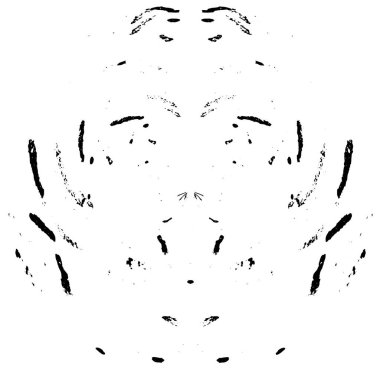 Beyaz arka planda siyah daire şeklinde. vektör illüstrasyonu  