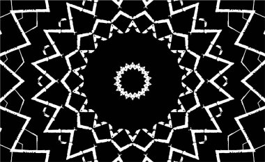 Soyut yaratıcı siyah beyaz desen, vektör çizimi. güzel süs arkaplanı