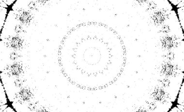 Siyah beyaz monokrom eski grunge vintage eskimiş arka plan soyut antika desenli retro model.  