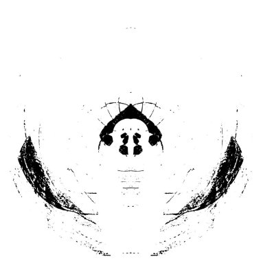 Beyaz arka planda siyah daire şeklinde. vektör illüstrasyonu  