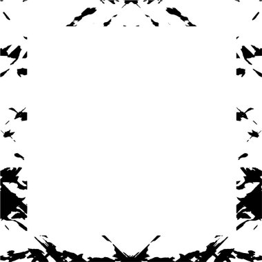 Soyut tasarım grunge çerçeve. Tek renkli arkaplan