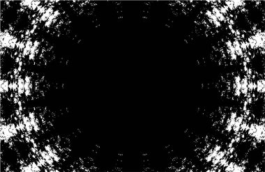 Süslü siyah beyaz arka plan. Mandala deseni.