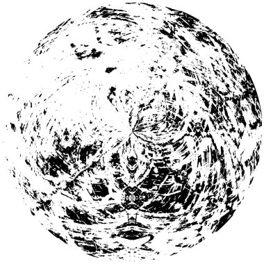 Beyaz arka planda siyah daire şeklinde. vektör illüstrasyonu  