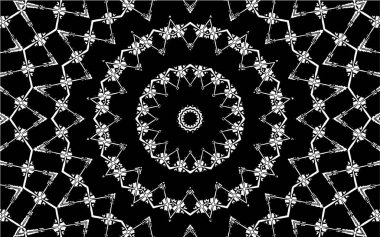 Siyah beyaz monokrom eski grunge vintage eskimiş arka plan soyut antika desenli retro model.  