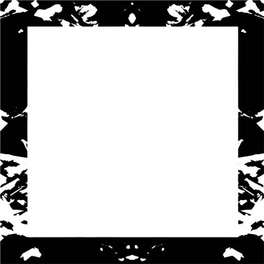 Soyut tasarım grunge çerçeve. Tek renkli arkaplan