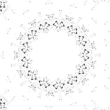Siyah ve beyaz süslemeli arka plan. Mandala deseni.