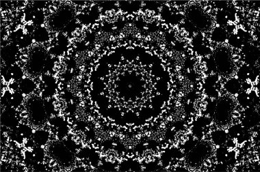 siyah ve beyaz geometrik mozaik