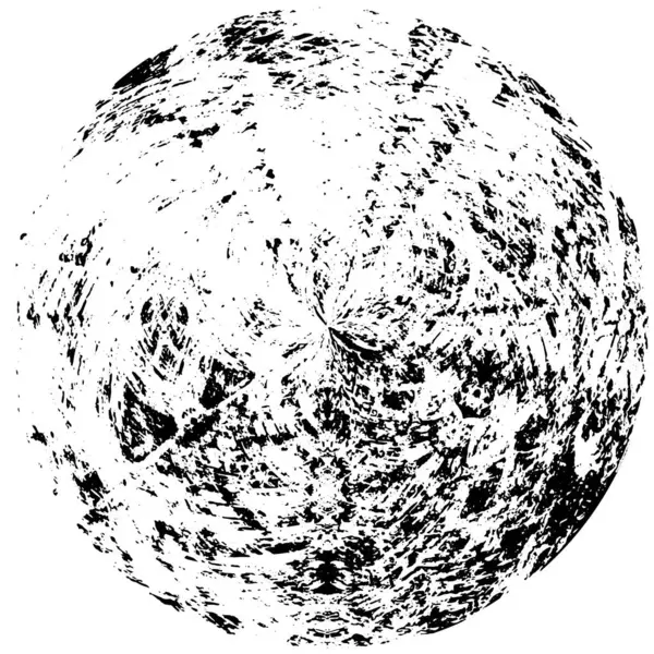 Vektorová Ilustrace Abstraktního Tvaru Černého Kruhu Bílém Pozadí — Stockový vektor