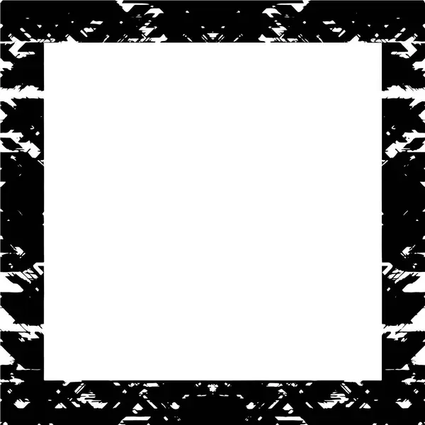 白い背景の黒い抽象フレーム モノクロの背景 — ストックベクタ