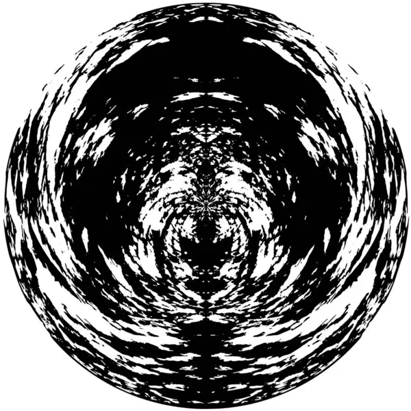 Форма Чорного Кола Білому Тлі Векторна Ілюстрація — стоковий вектор