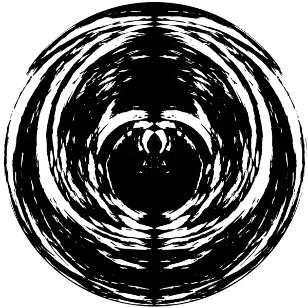 Forma Cerchio Nero Sfondo Bianco Illustrazione Vettoriale — Vettoriale Stock