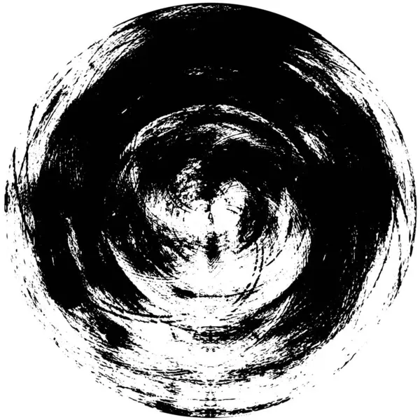 Черный Круг Формы Белом Фоне Векторная Иллюстрация — стоковый вектор