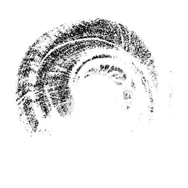 Forma Cerchio Nero Sfondo Bianco Illustrazione Vettoriale — Vettoriale Stock