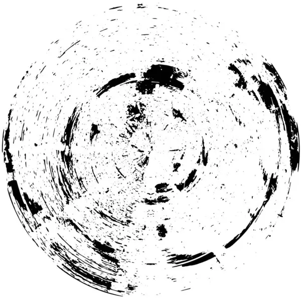 Zwarte Cirkel Vorm Witte Achtergrond Vectorillustratie — Stockvector