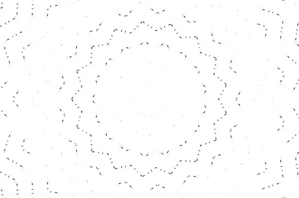 Disegno Geometrico Grunge Nero Scuro Bianco — Vettoriale Stock