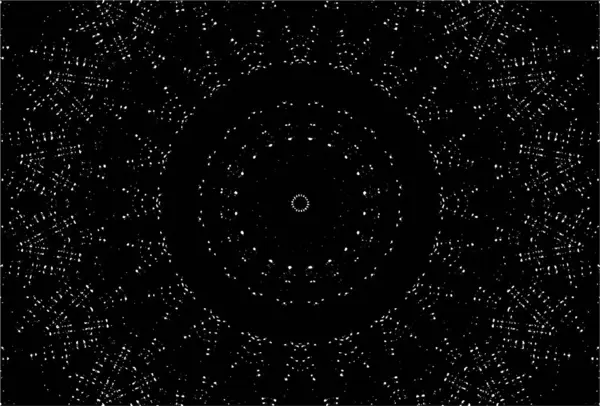 Siyah ve beyaz süslemeli arka plan. Mandala deseni.