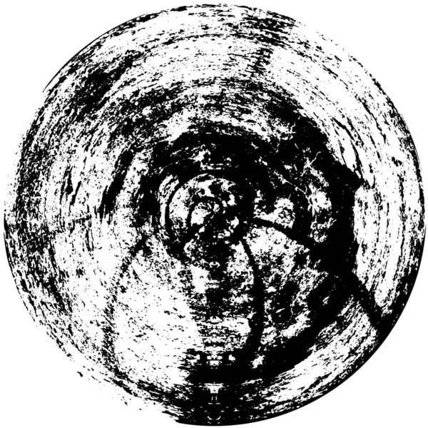Μαύρο Σχήμα Κύκλου Λευκό Φόντο Εικονογράφηση Διανύσματος — Διανυσματικό Αρχείο