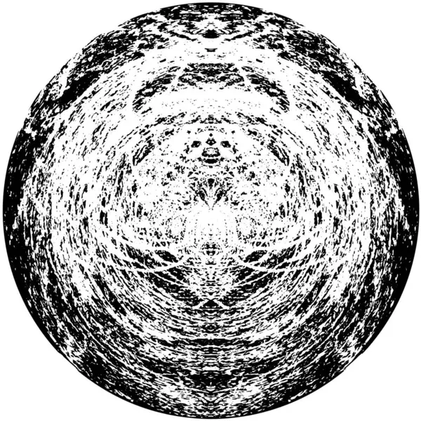 Koyu Siyah Beyaz Grunge Geometrik Desen — Stok Vektör
