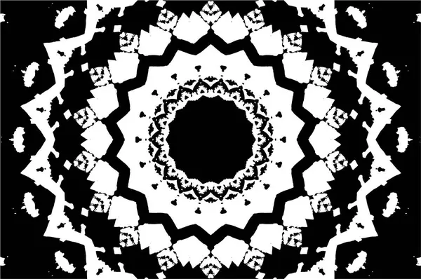 Soyut yaratıcı siyah beyaz desen, vektör çizimi. güzel süs arkaplanı