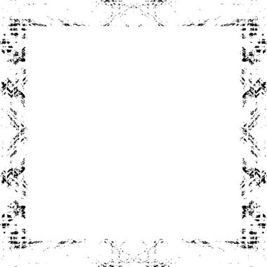 Soyut tasarım grunge çerçeve. Tek renkli arkaplan