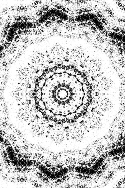 siyah ve beyaz geometrik mozaik