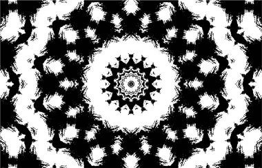 Kaleydoskopik desenli tek renkli süslemeli arkaplan