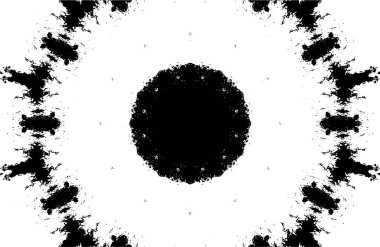 Süslü siyah beyaz arka plan. Mandala deseni.