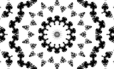 Kaleydoskopik desenli tek renkli süslemeli arkaplan