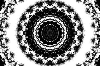 Siyah beyaz monokrom eski grunge vintage eskimiş arka plan soyut antika desenli retro model.  