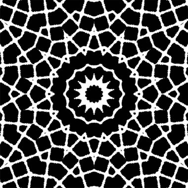 siyah ve beyaz grunge geometrik desen