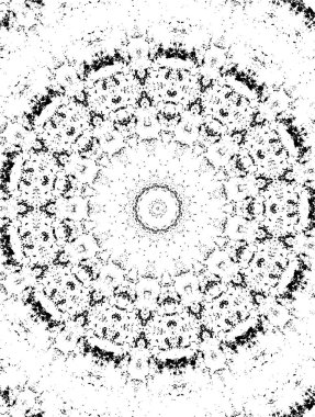 siyah ve beyaz geometrik mozaik