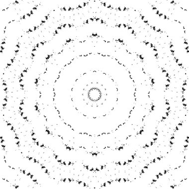 siyah ve beyaz geometrik mozaik