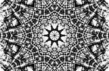 siyah ve beyaz grunge geometrik desen