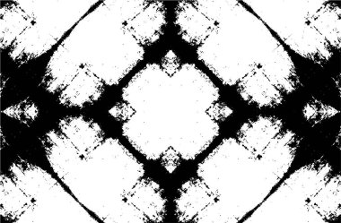 Süslü siyah beyaz arka plan. Mandala deseni.