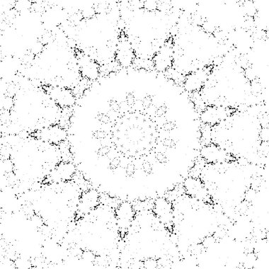 siyah ve beyaz geometrik mozaik