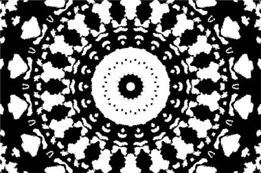 Soyut yaratıcı siyah beyaz desen, vektör çizimi. güzel süs arkaplanı