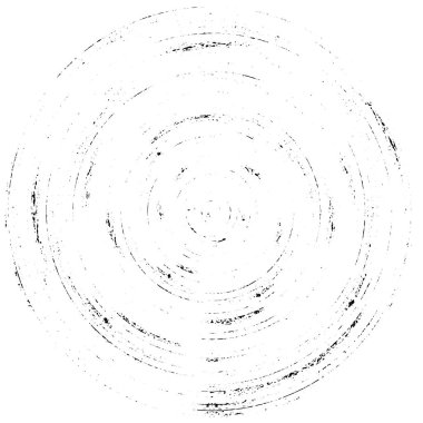 Beyaz zemin üzerindeki soyut grunge çemberi, yaratıcı siyah beyaz desen, mürekkep dokusu