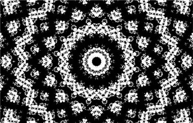 Kaleydoskopik desenli süslemeli tek renkli arkaplan