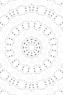 siyah ve beyaz geometrik mozaik