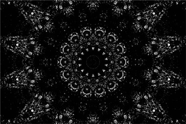 siyah ve beyaz grunge geometrik desen