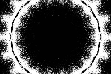 Siyah beyaz monokrom eski grunge vintage eskimiş arka plan soyut antika desenli retro model.  