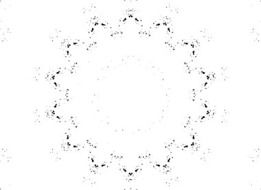 Süslü siyah beyaz arka plan. Mandala deseni.