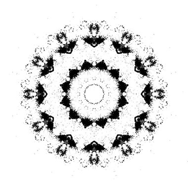 siyah ve beyaz geometrik mozaik