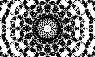 siyah ve beyaz geometrik mozaik